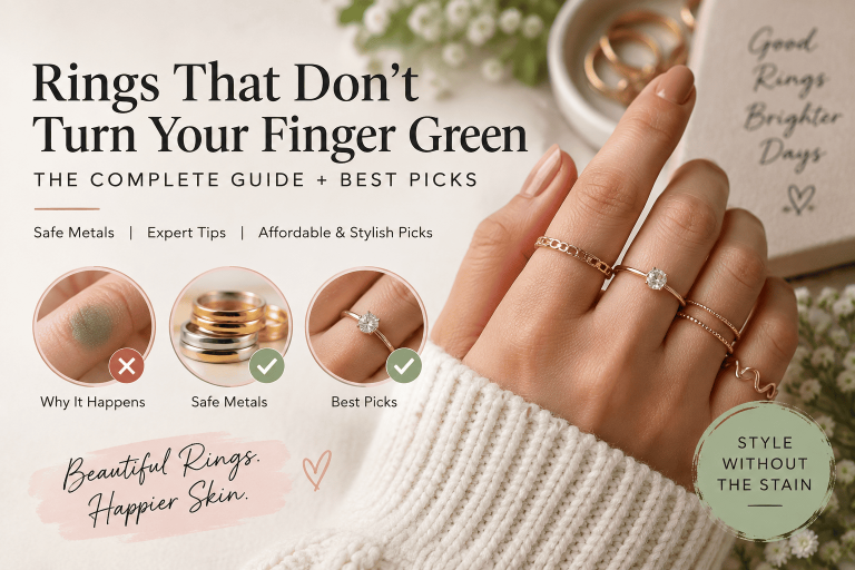 rings that don't turn your finger green